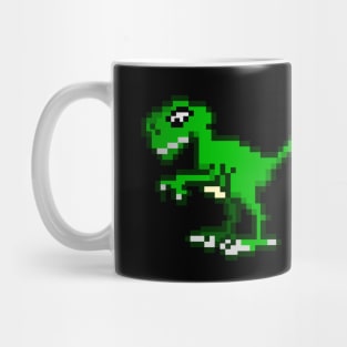 Trex Dinosaur pixelart Mug